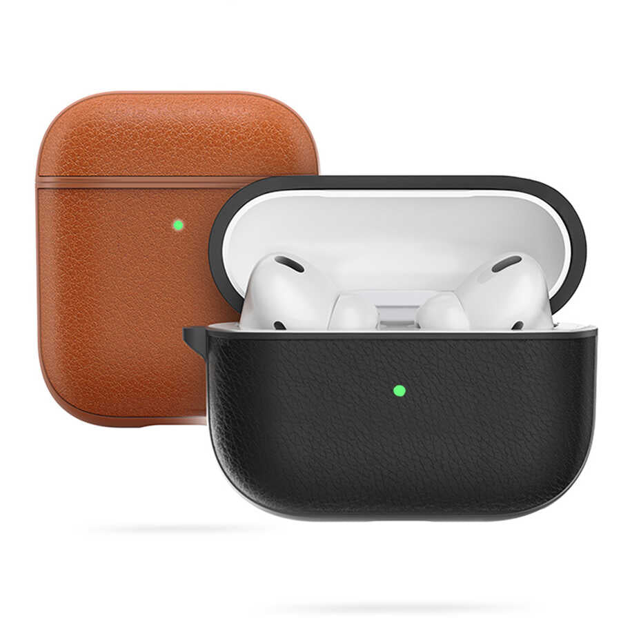 Wiwu Calfskin Airpods Kulaklık Kılıfı - 2 Wiwu Calfskin Airpods Kulaklık Kılıfı - 2